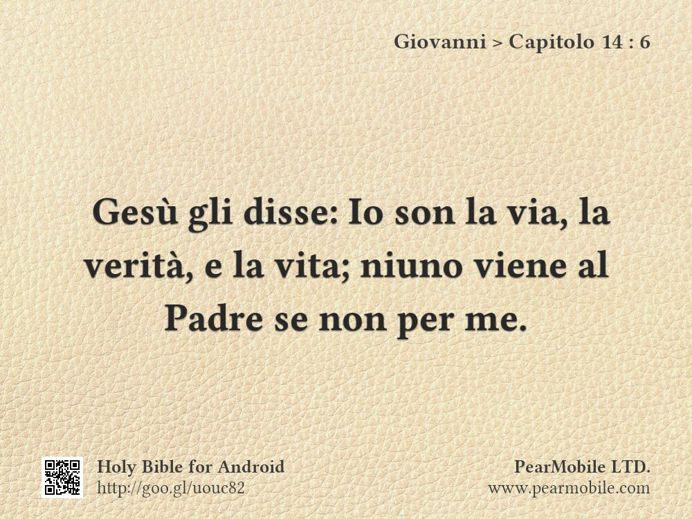 Giovanni, Capitolo 14:6